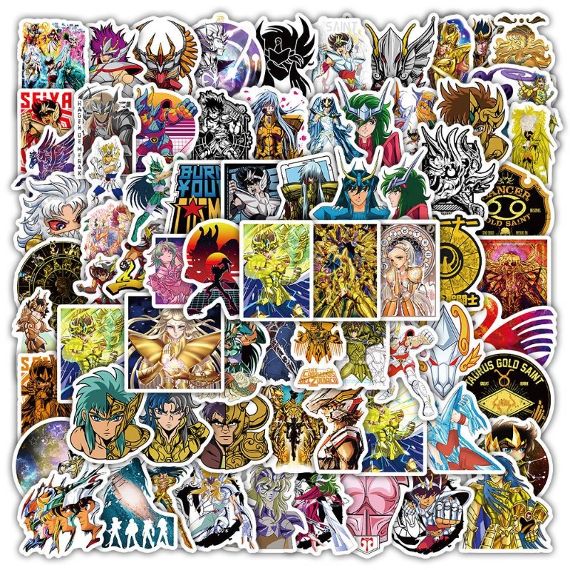 Laptop Original Accessories - 101 Adesivos de Anime Saint Seiya