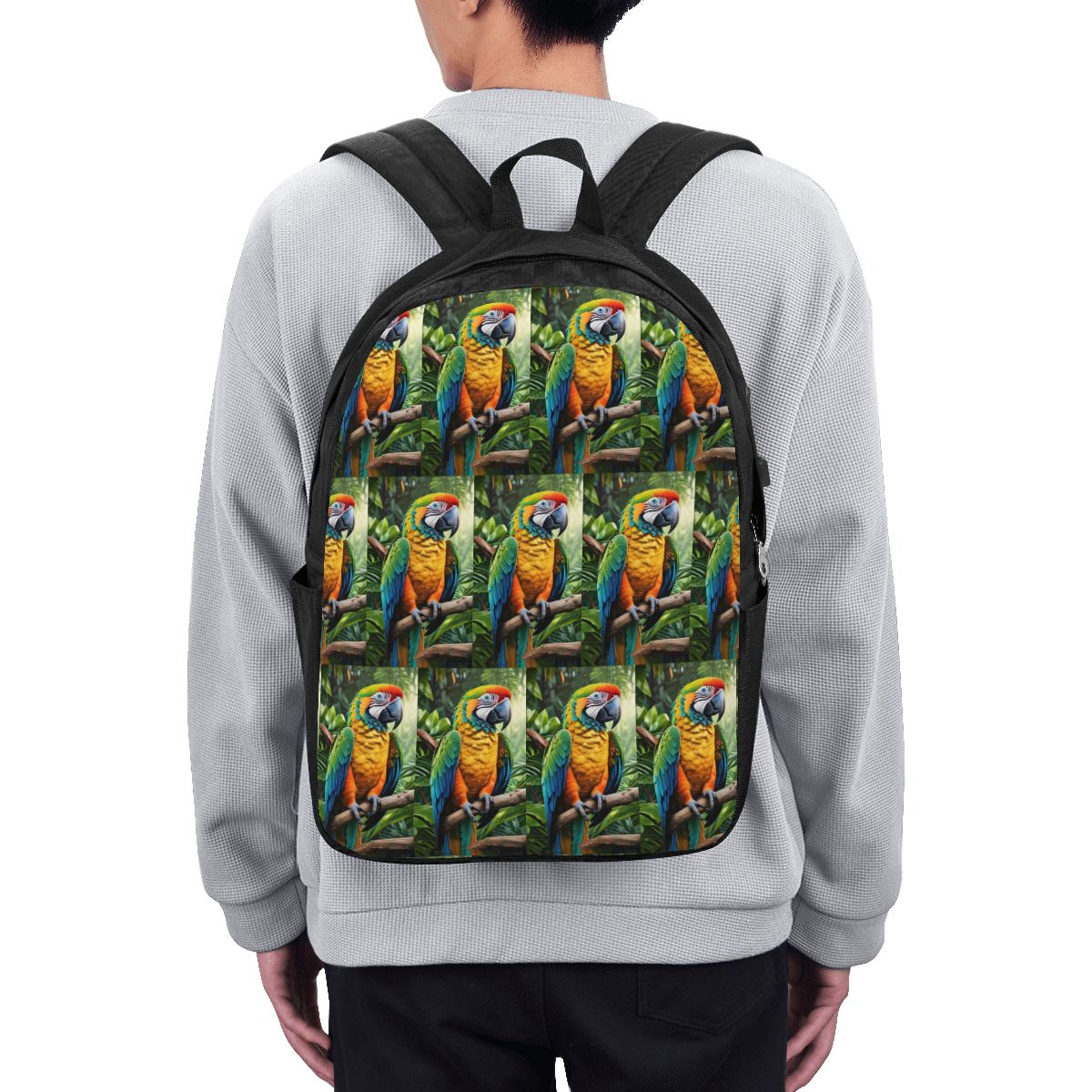 Laptop Bag - Mochila fofa para papagaios macaw, bolsa