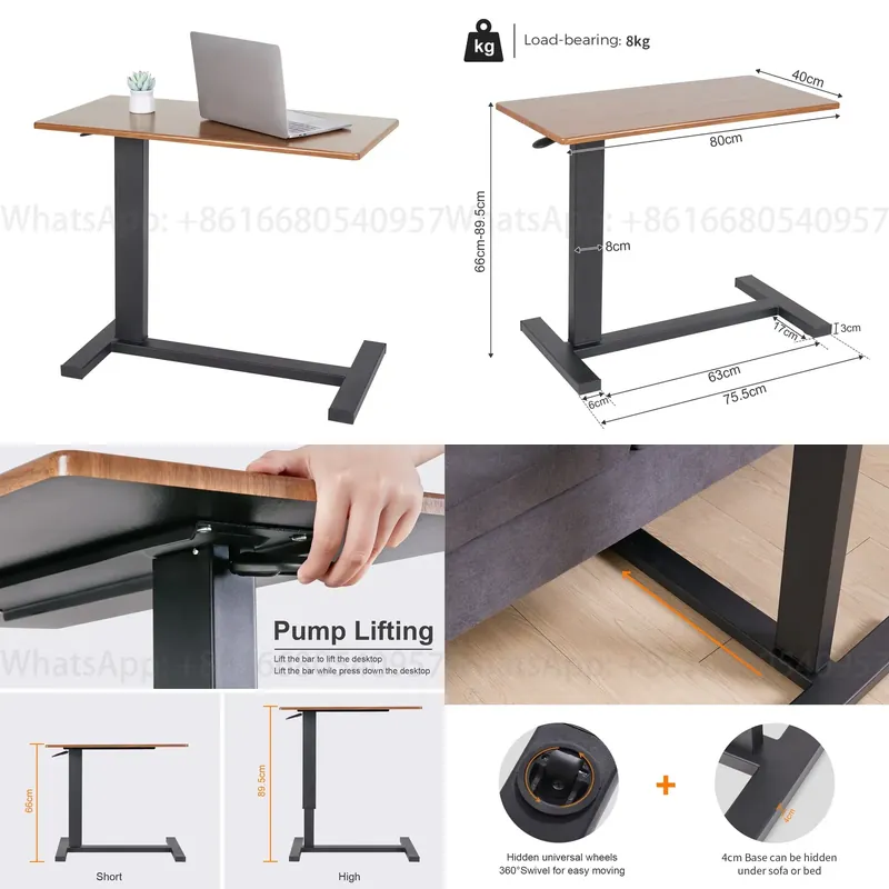 Laptop Stand - Mesa de Cabeceira Móvel para Laptop,
