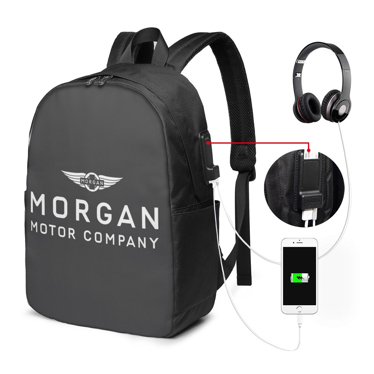 Mochila Morgan Motor Car Compa - Laptop Bag avaliação e preço