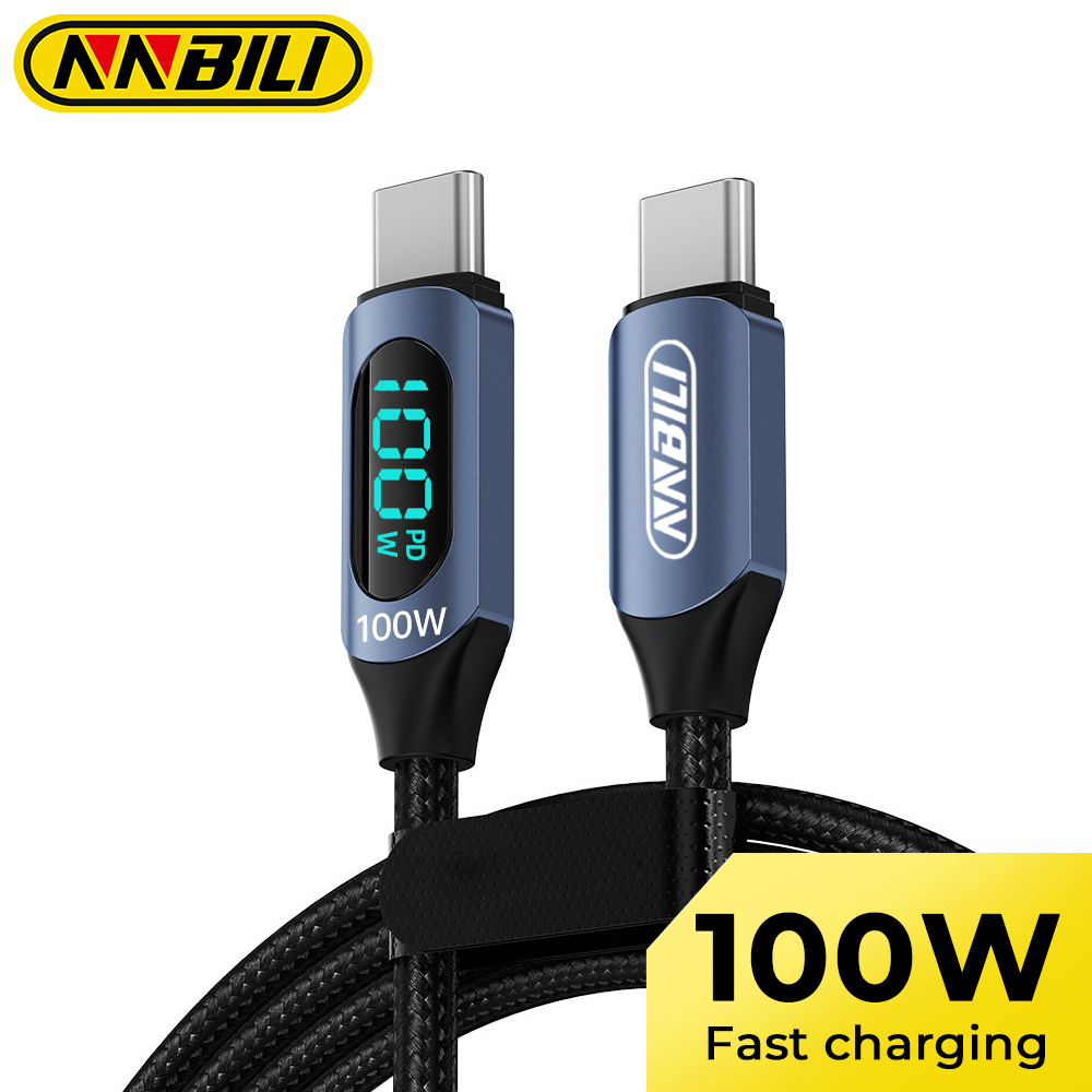 Nnbili 100w tipo c para tipo c - Laptop Charger avaliação e preço
